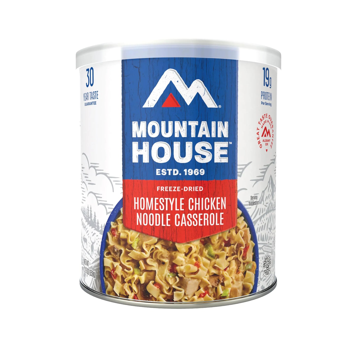 Mountain House Chicken & Mushroom Meal – Long-Lasting Freeze-Dried Emergency Food & Camping Essential