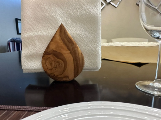 Olive Wood Napkin Holder