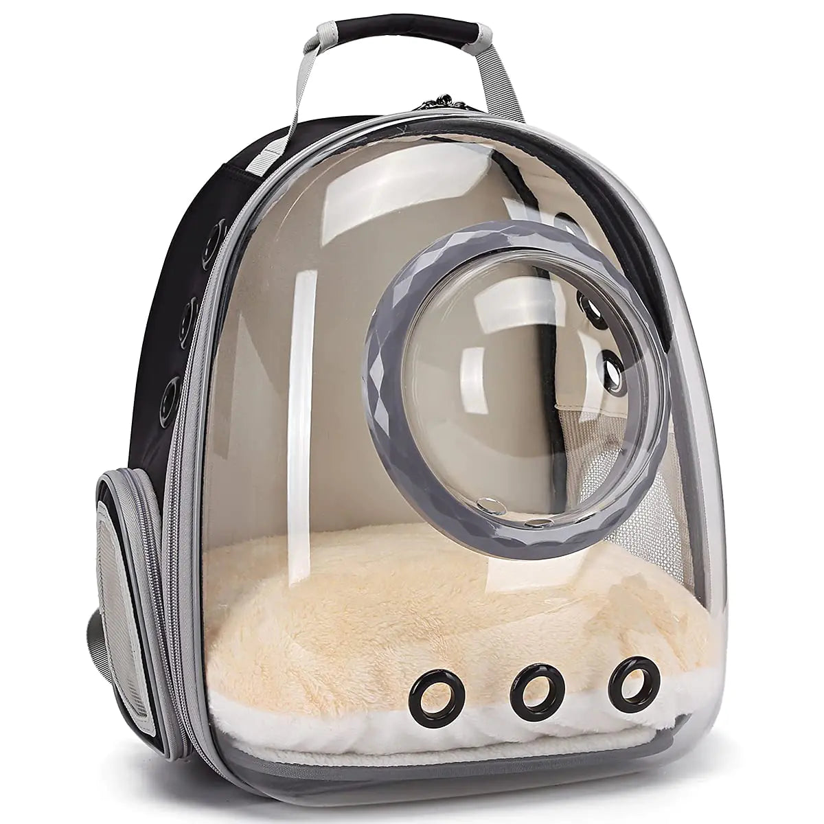 Space Capsule Bubble Pet Carrier Backpack – Transparent, Waterproof, Airline Approved for Cats, Small Dogs & Bunnies