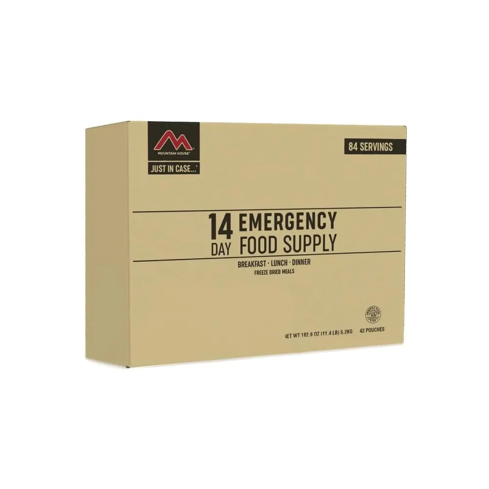 Mountain House 14-Day Emergency Food Supply Kit – Freeze-Dried Survival Meals for Disaster Preparedness