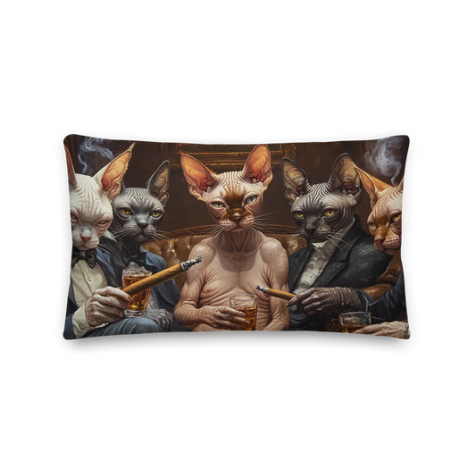 Sophisticated Sphynx All-Over Print Premium Pillow