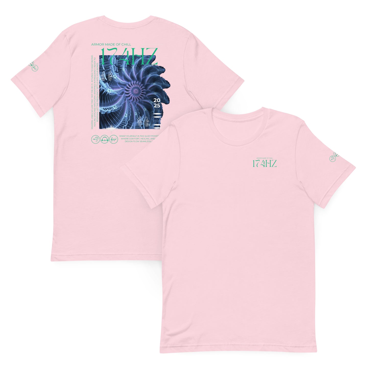 174Hz Grounded Light T‑Shirt  Healing Frequency Apparel for Calm & Restoration